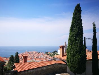 Blue sky in slovenia