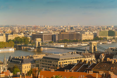 View of budapest from the fisherman's bastion