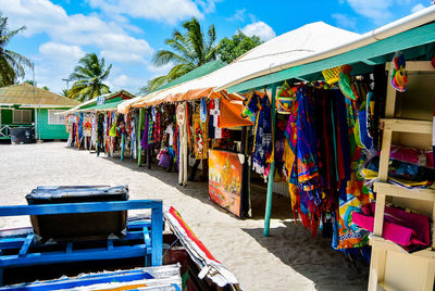 Multi colored market stall for sale