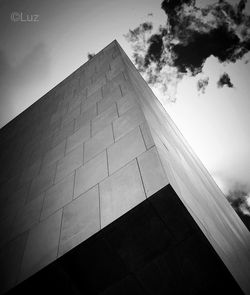 Low angle view of building against sky