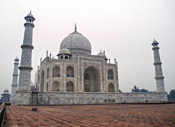 View of historical building against clear sky