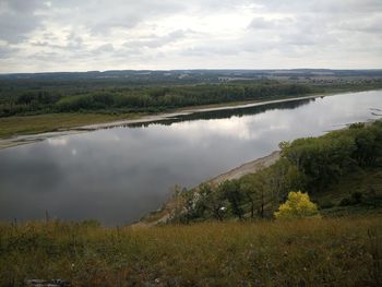 Scenic view of landscape against sky