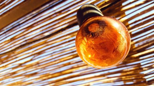 Low angle view of drink