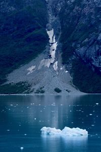 Scenic view of frozen lake