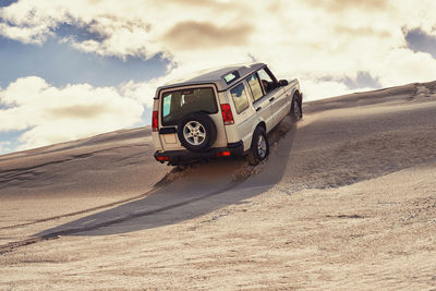 Car on beach