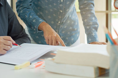 Group of people working on table