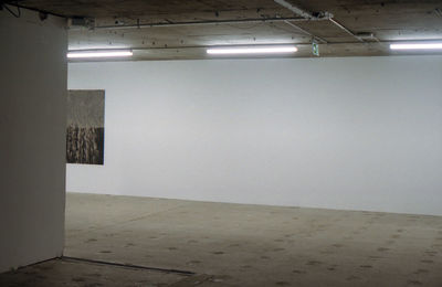 Empty illuminated corridor