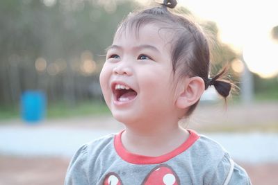 Portrait of smiling boy