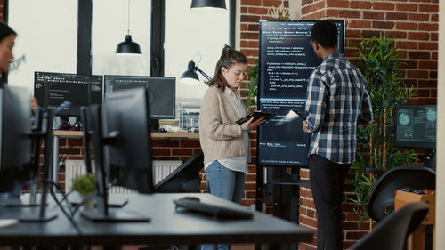 Business people working at office