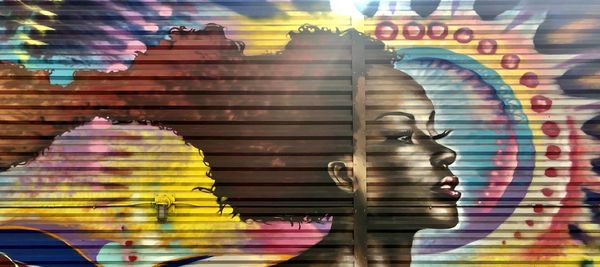 Low angle view of statue against building