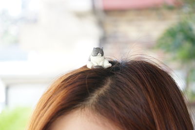 Close-up of young woman