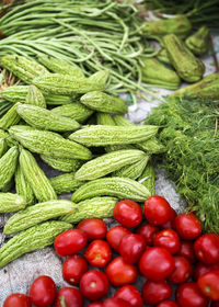 Close-up of tomatoes in market