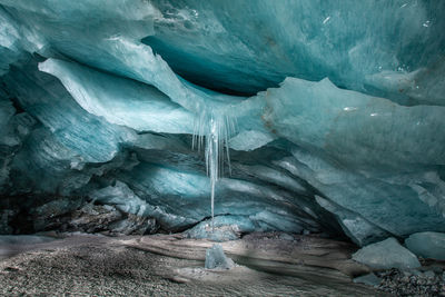 Scenic view of waterfall