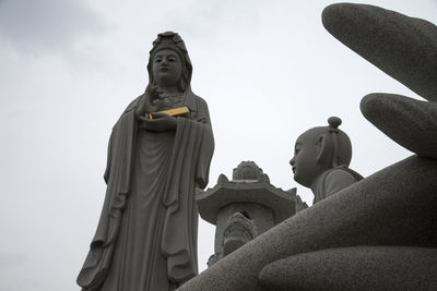 Low angle view of statue