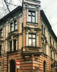 Low angle view of building against sky