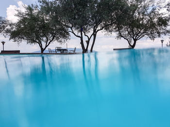 View of calm blue sea