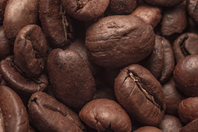 Detail shot of coffee beans