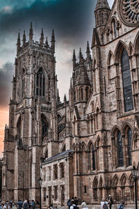 Low angle view of cathedral against sky