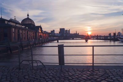 River with buildings in background