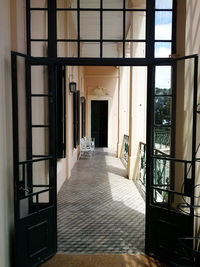 Corridor of building