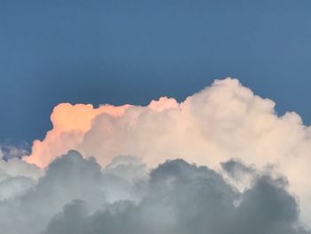 Low angle view of clouds in sky