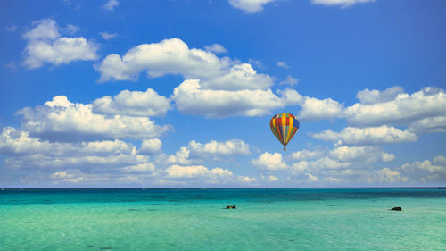 Beautiful coral reef sea in okinawa