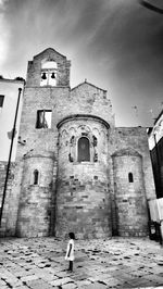 Low angle view of historical building