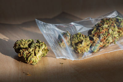 Bag of marijuana