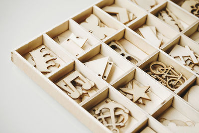 Full frame shot of wooden blocks