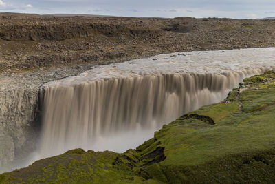 Dettifoss is the most watery waterfall in europe