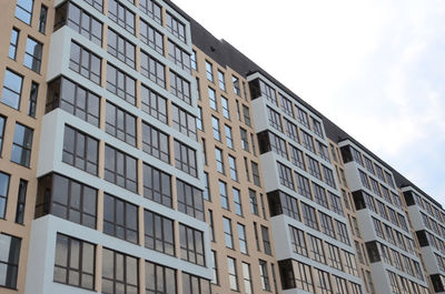 Low angle view of building against sky