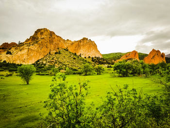 Scenic view of landscape against sky