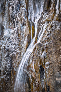 Icy waterfall