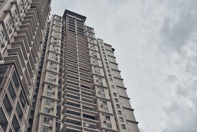 Low angle view of building against sky