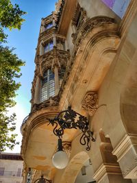 Low angle view of ornate building