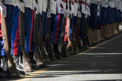 Military parade in honor of brazil's independence. celebrations are held across the country.