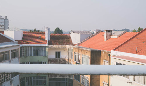 High section of house against sky