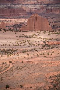 Rock formations in a desert