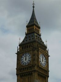 Low angle view of clock tower