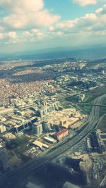 Aerial view of cityscape