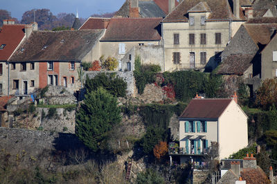 Residential buildings in city