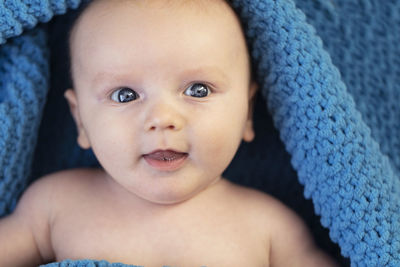 Portrait of cute baby girl