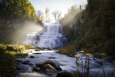 Waterfall in forest