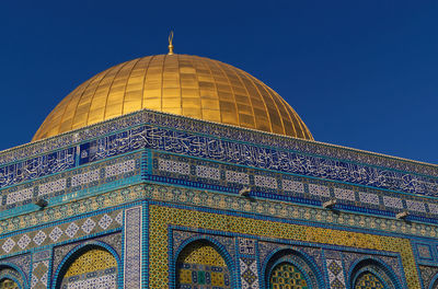 Dome of the rock from temple mount