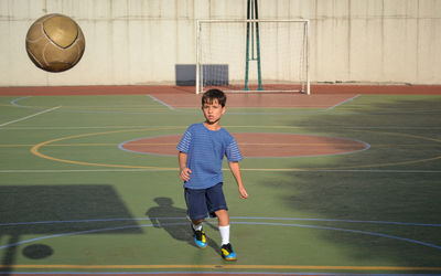 People playing soccer