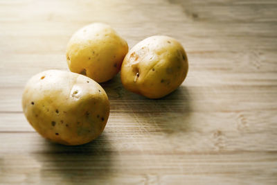 Close-up of fruits on table