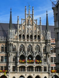 Low angle view of building against sky
