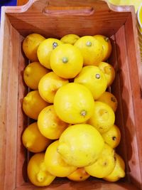 High angle view of fruits