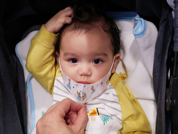 Portrait of cute baby