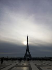 View of monument against cloudy sky